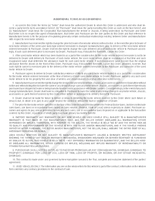 Purchase & Sale Agreement - Irwin Automotive Group