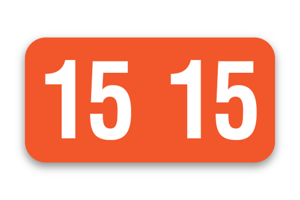 FILE RIGHT Service File Year Labels (Roll)