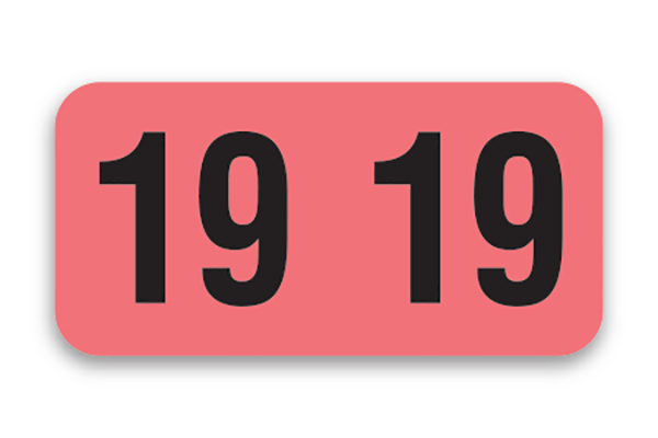 FILE RIGHT Service File Year Labels (Roll)