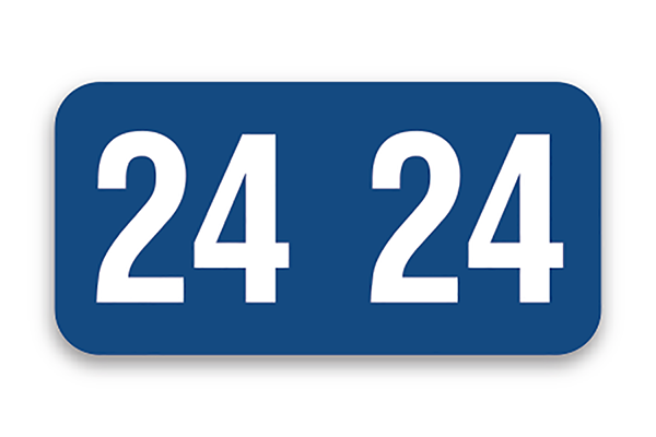 FILE RIGHT Service File Year Labels (Ringbook)