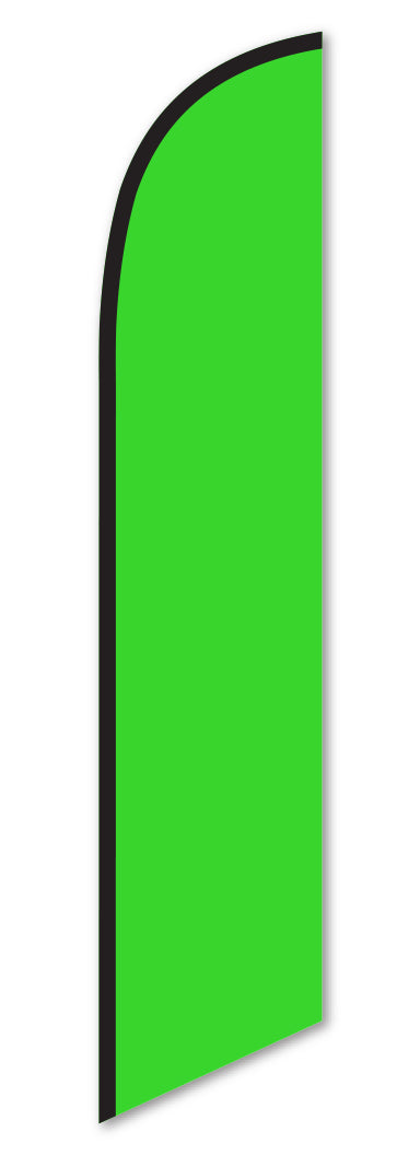 Swooper Banner Kit - Solid Lime Green