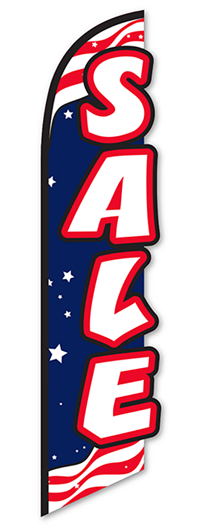 3D Swooper Banner - Sale