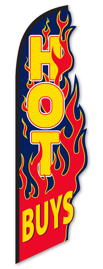 3D Swooper Banner - Hot Buys