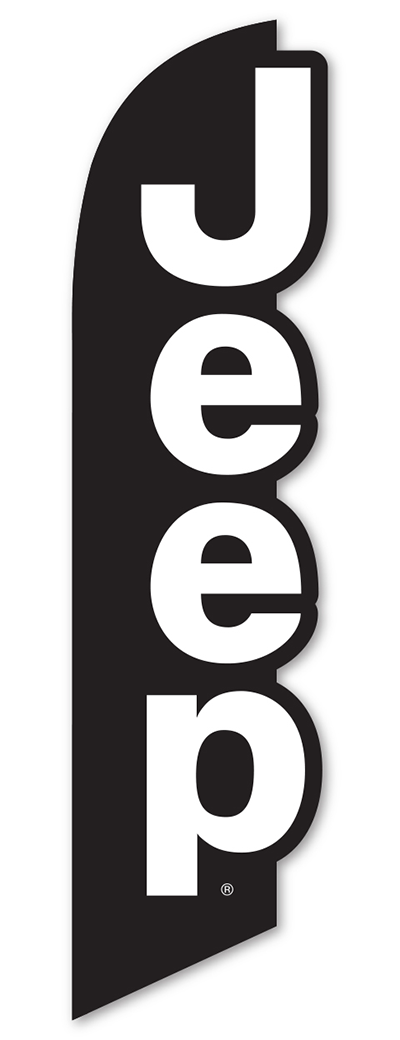 3D Swooper Banner - Jeep