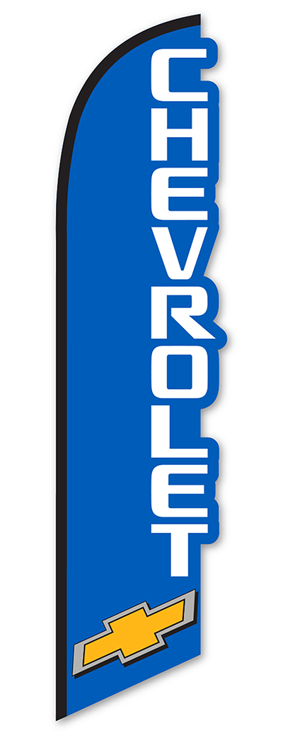 3D Swooper Banner - Chevrolet