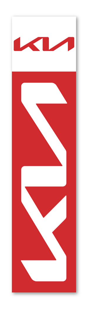 Flat Top Swooper Banner - KIA