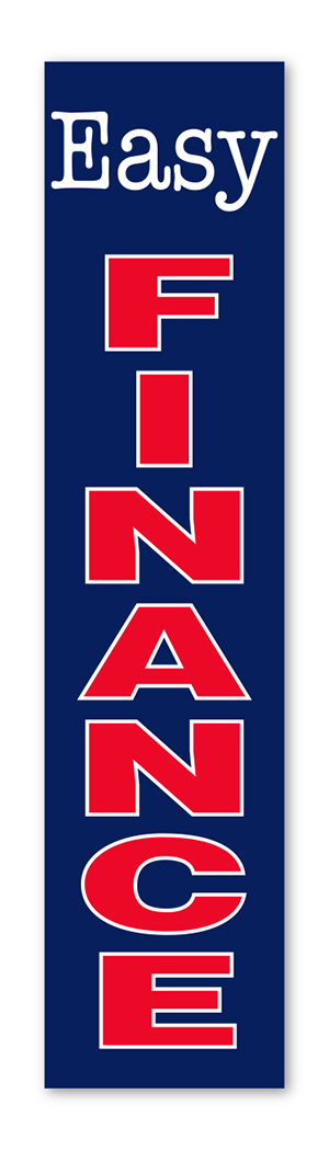 Flat Top Swooper Banner - Easy Finance