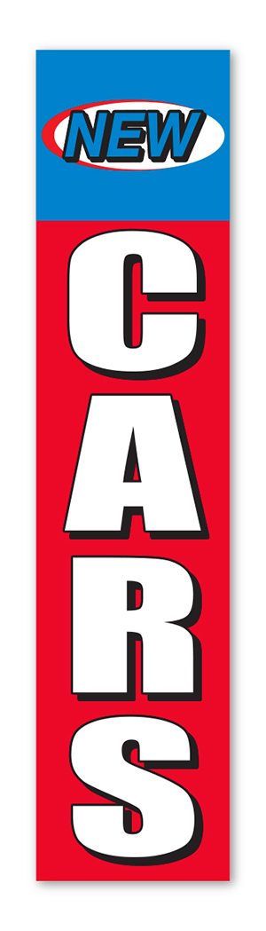 Flat Top Swooper Banner - New Cars