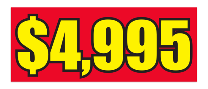 Windshield Banner - Pricing