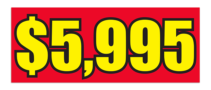 Windshield Banner - Pricing