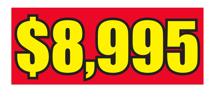 Windshield Banner - Pricing