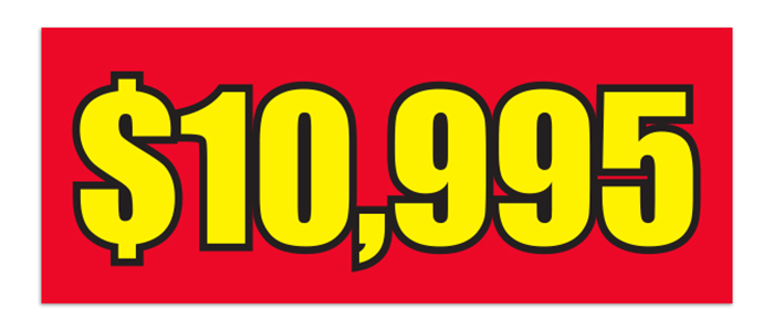 Windshield Banner - Pricing