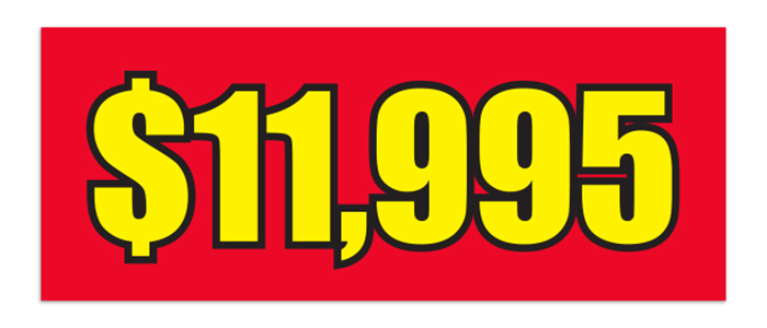 Windshield Banner - Pricing