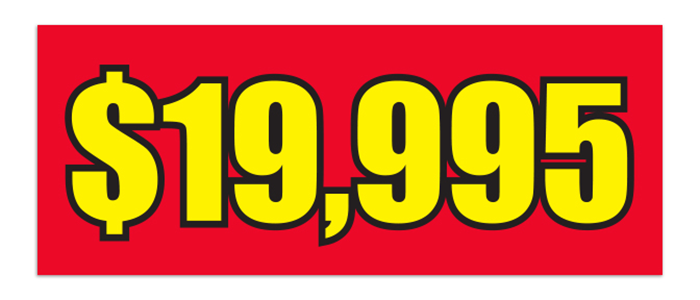 Windshield Banner - Pricing