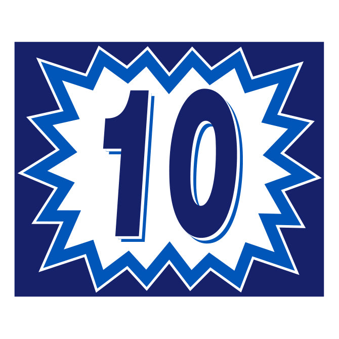 Blast Year Decals - White/Blue