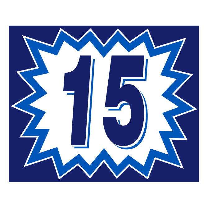Blast Year Decals - White/Blue