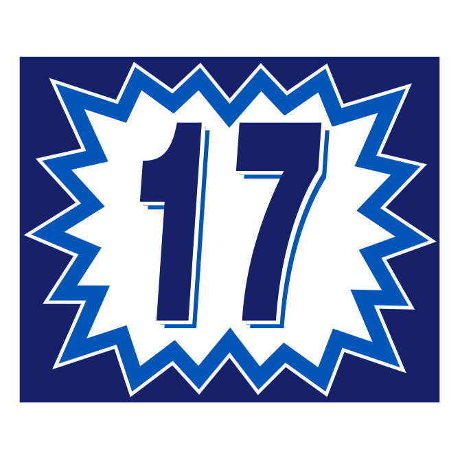 Blast Year Decals - White/Blue