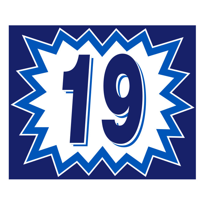 Blast Year Decals - White/Blue