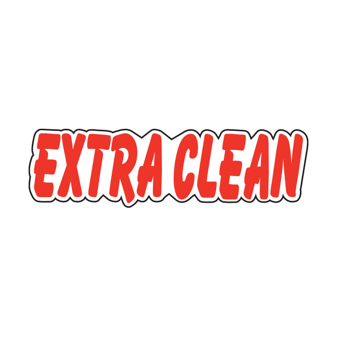 Die Cut Slogan Decals - Red/White