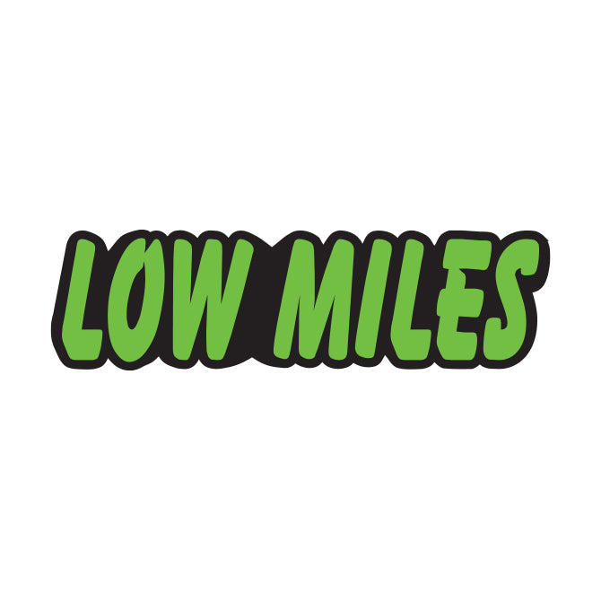 Die Cut Slogan Decals - Fluorescent Green/Black