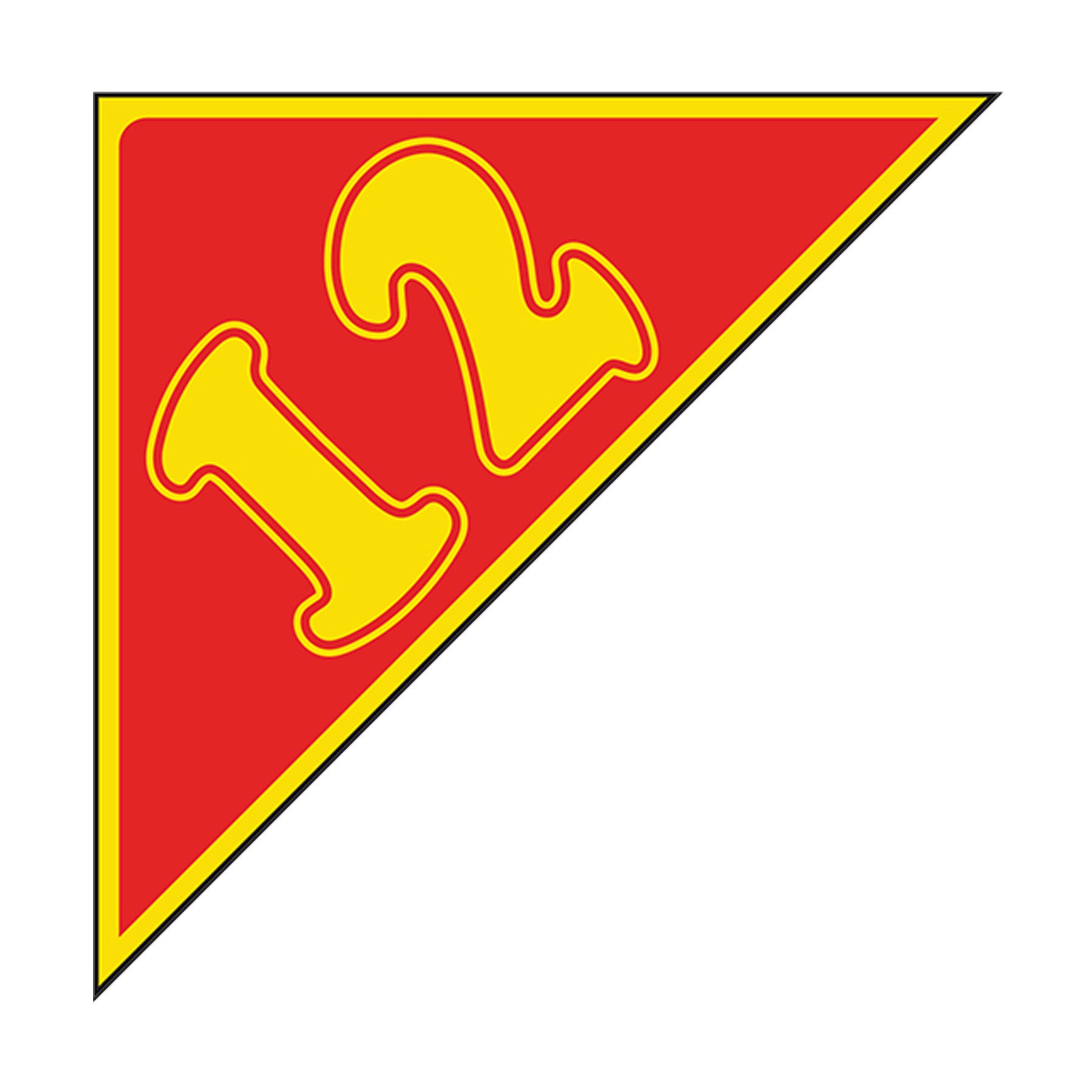 Angle Year Decals - Yellow/Red