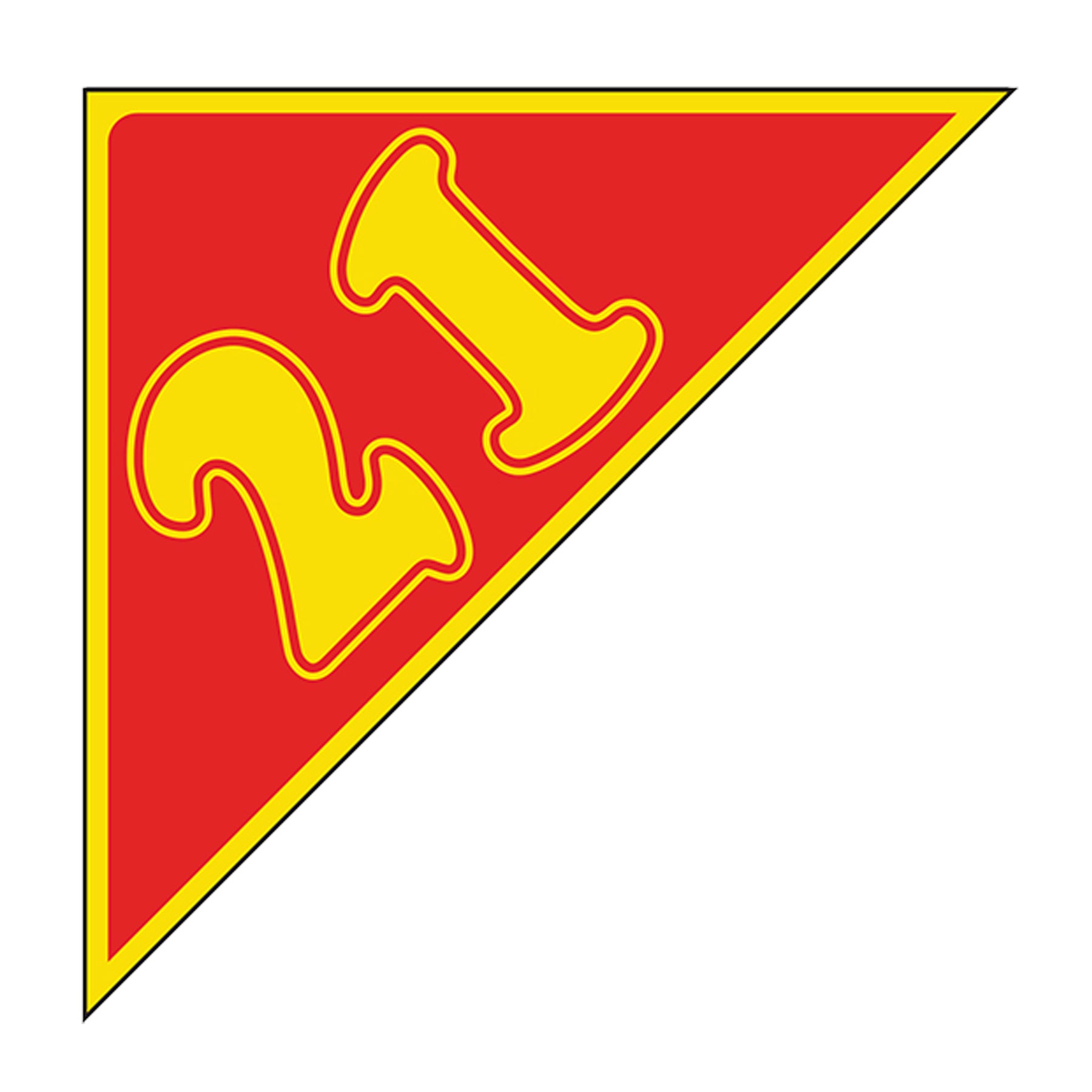 Angle Year Decals - Yellow/Red