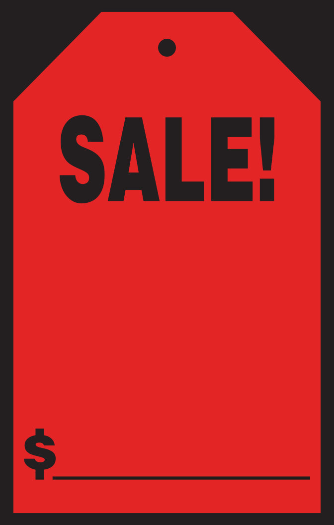 Hang Tag Decals (7" x 11") - Sale!