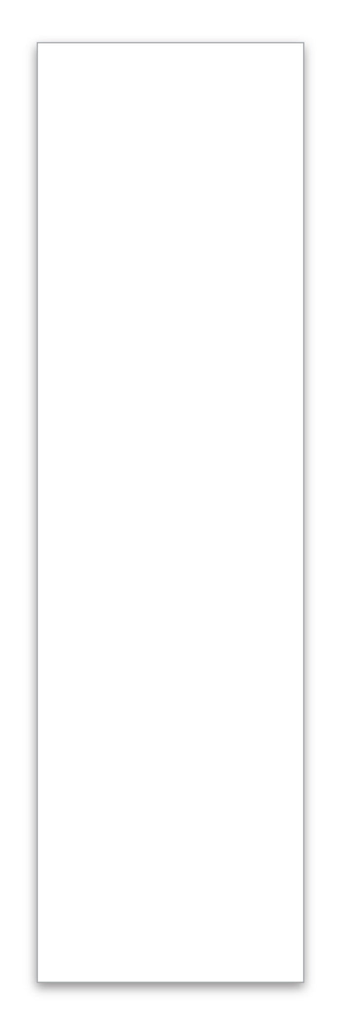 Blank Laser Window Stickers P/A (3.125" x 11") - Exterior