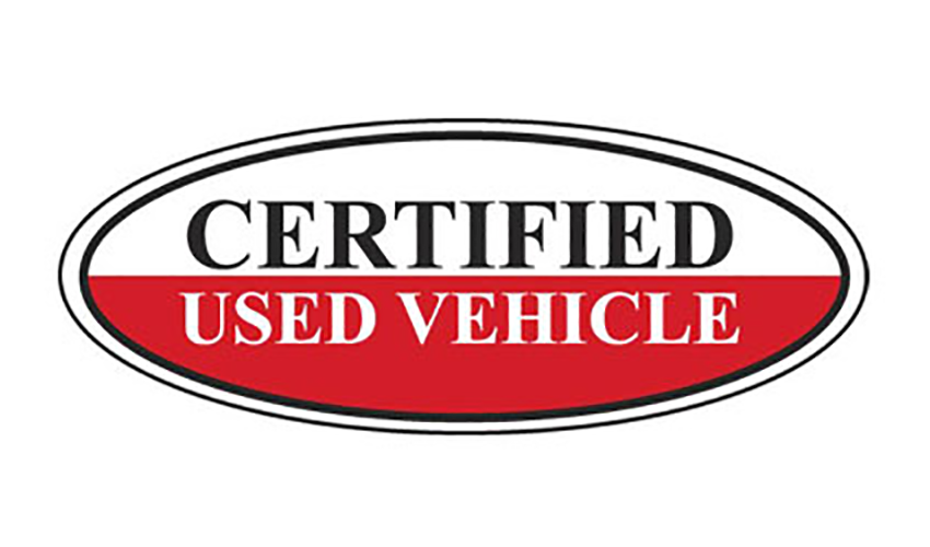 Oval Slogan Decals - Certified Used