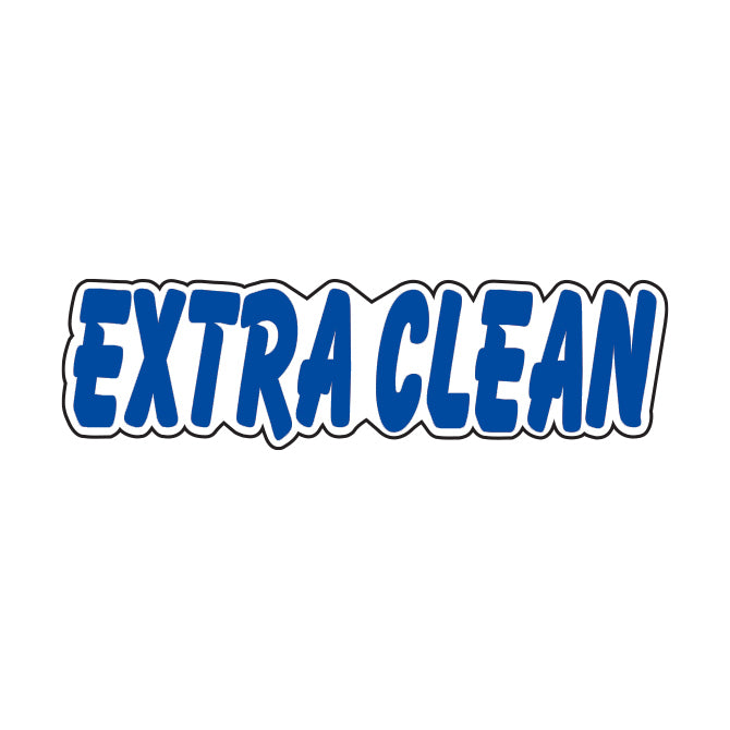 Die Cut Slogan Decals - Blue/White