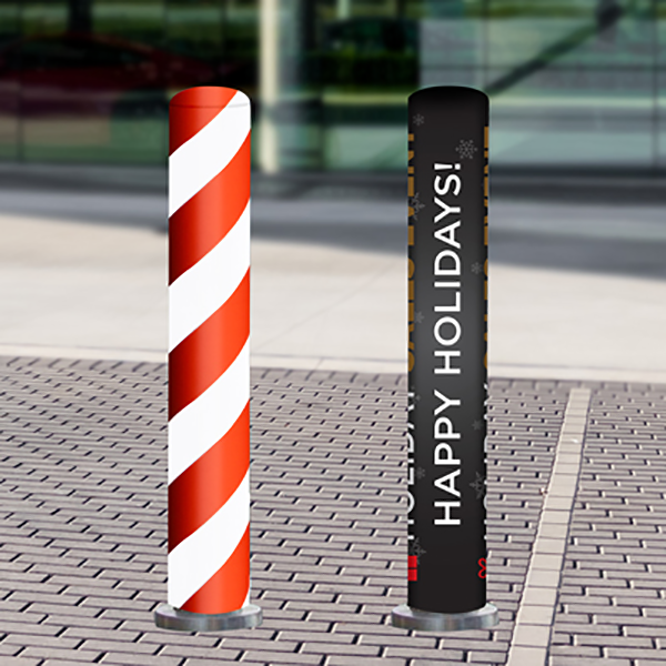Holiday Bollard Cover