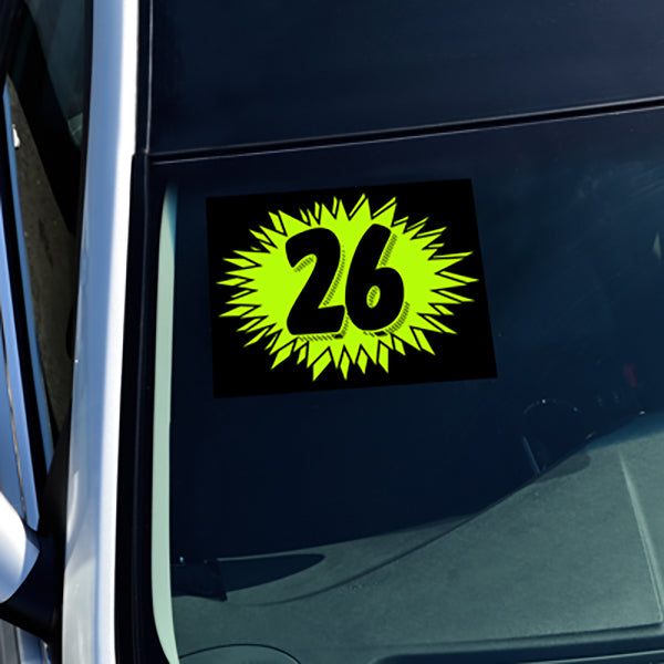Burst Year Decals
