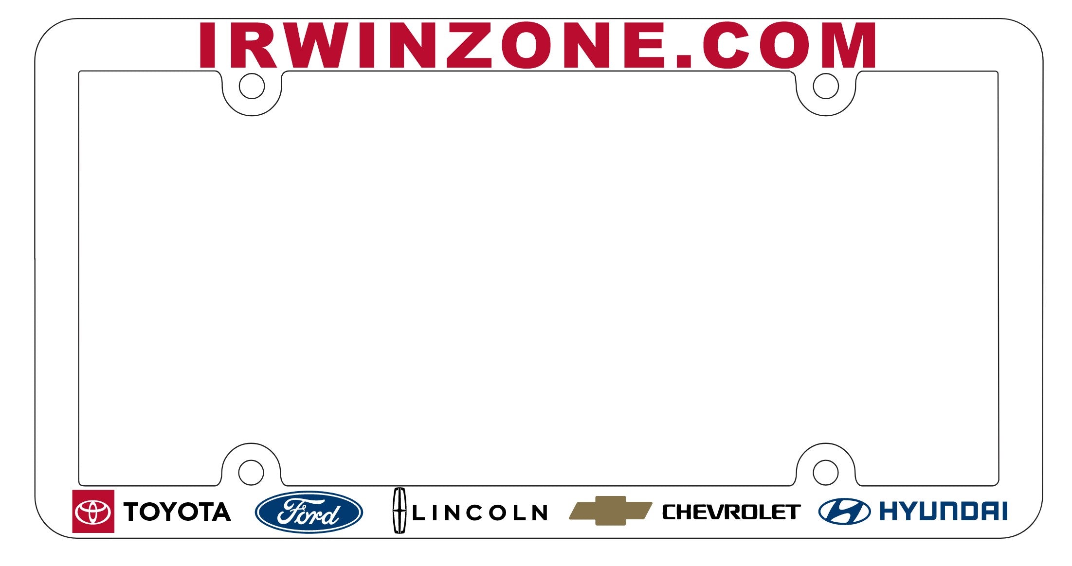 License Plate Frame - Irwin Automotive Group