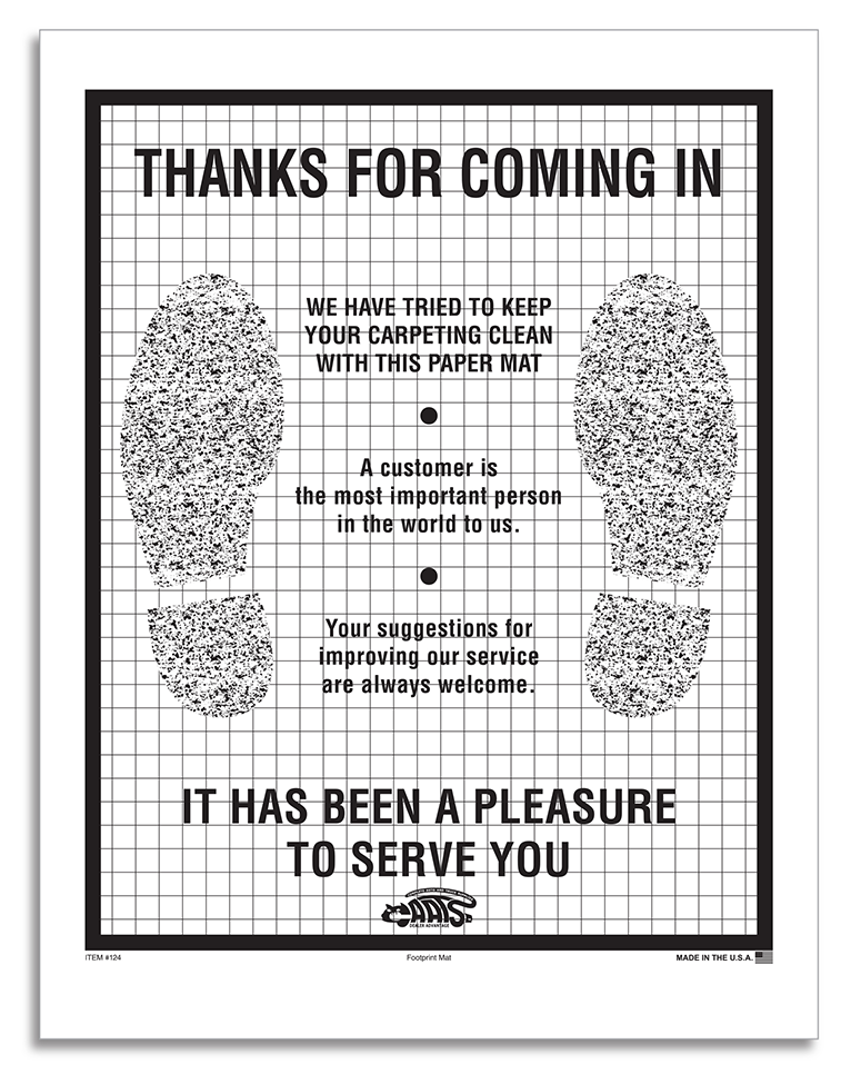 CAATS Poly-Back Floor Mats