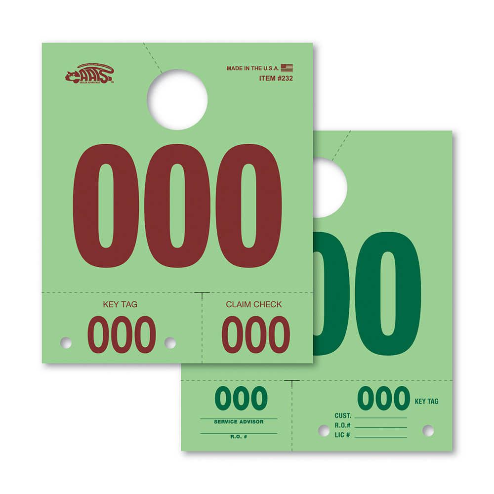 CAATS Colored Dispatch Numbers 3-Digit (3D-NR)