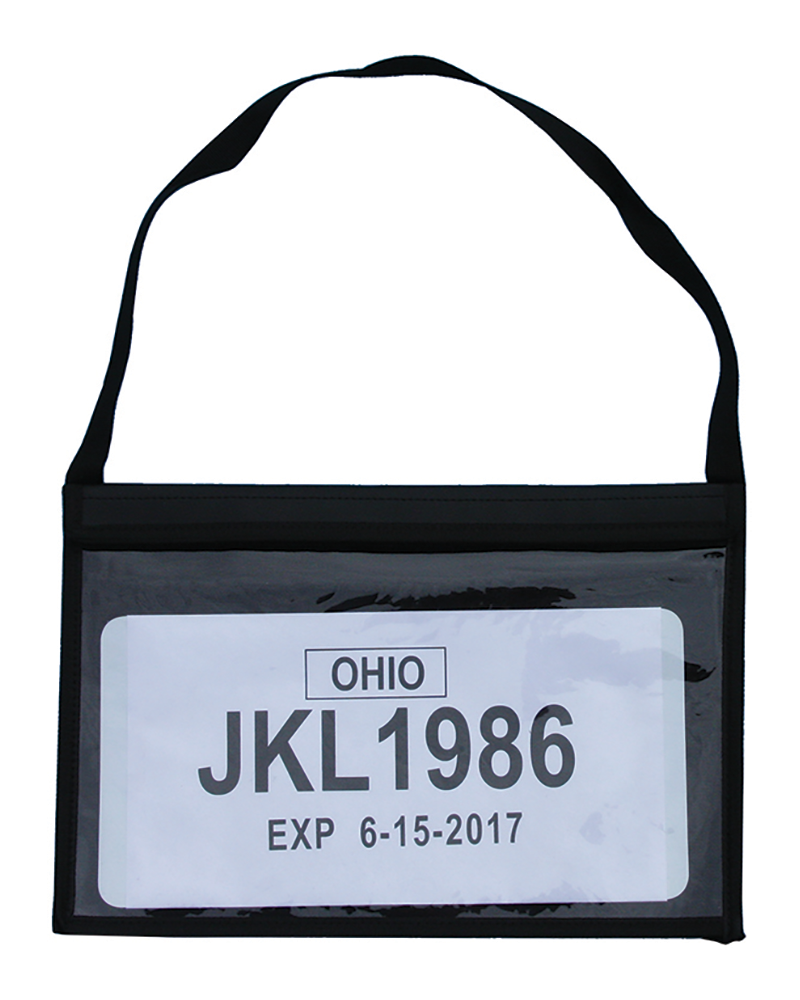 Tag Bag Demo License Plate Holder
