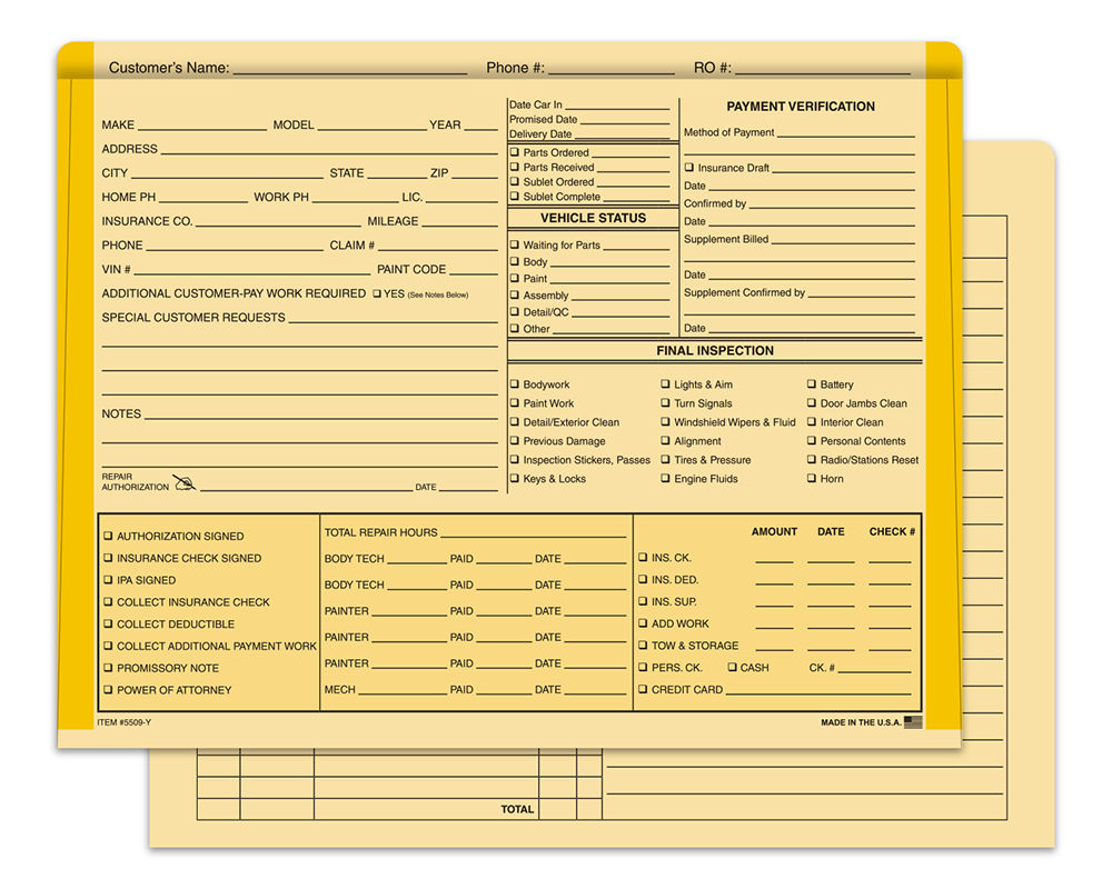 Color Edge Body Shop Jackets