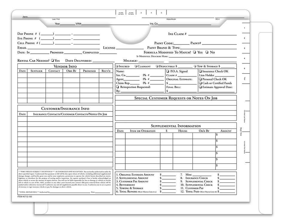 Printed Ultra Heavy Duty Body Shop Jackets