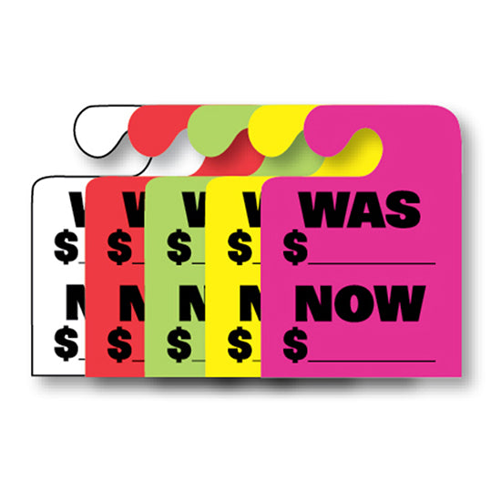 J-Hook Mirror Hang Tags - Was/Now