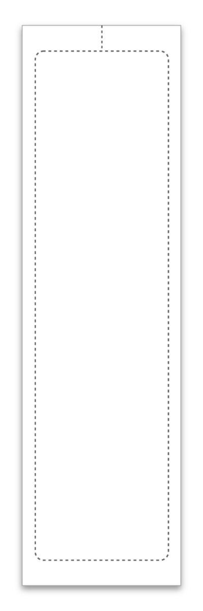 Blank Laser Window Stickers P/A (3.125" x 11")