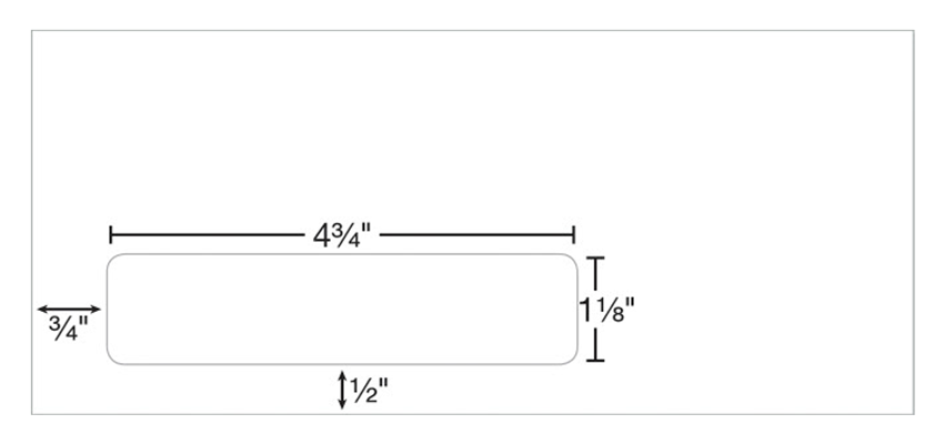 #9 Window Envelope (ENV-9)