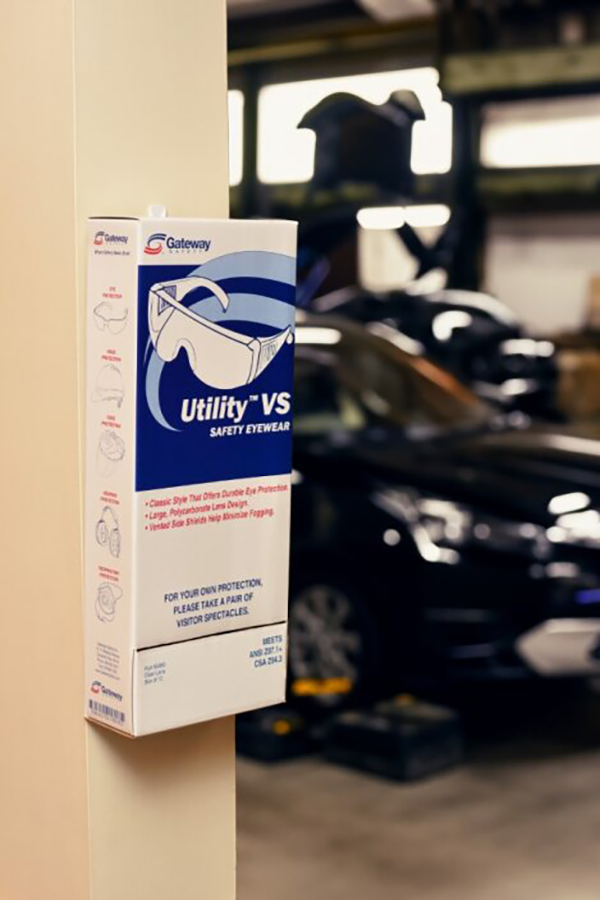Classic Utility VS Visitor Safety Glasses Dispenser Box
