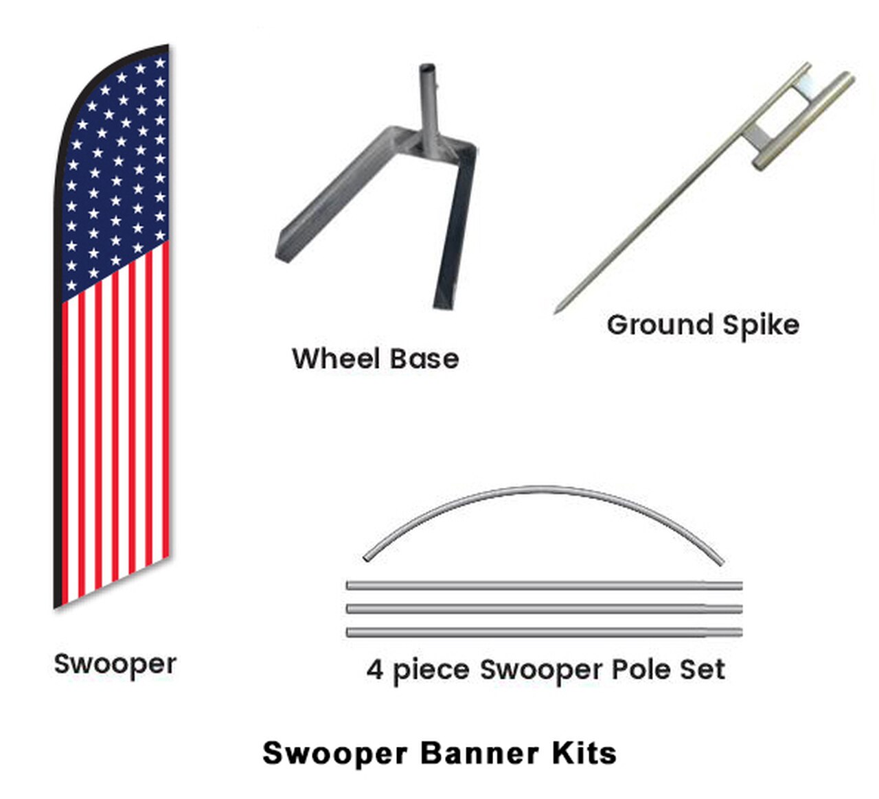 Swooper Banner Kit - Car Wash