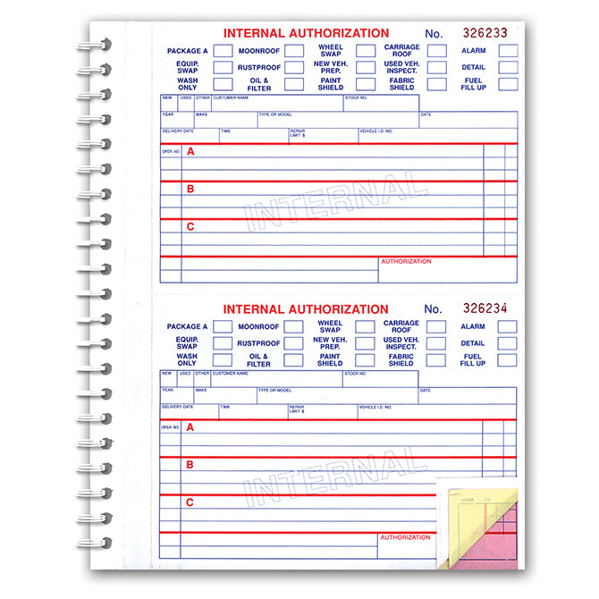 Internal Authorization Book (125)