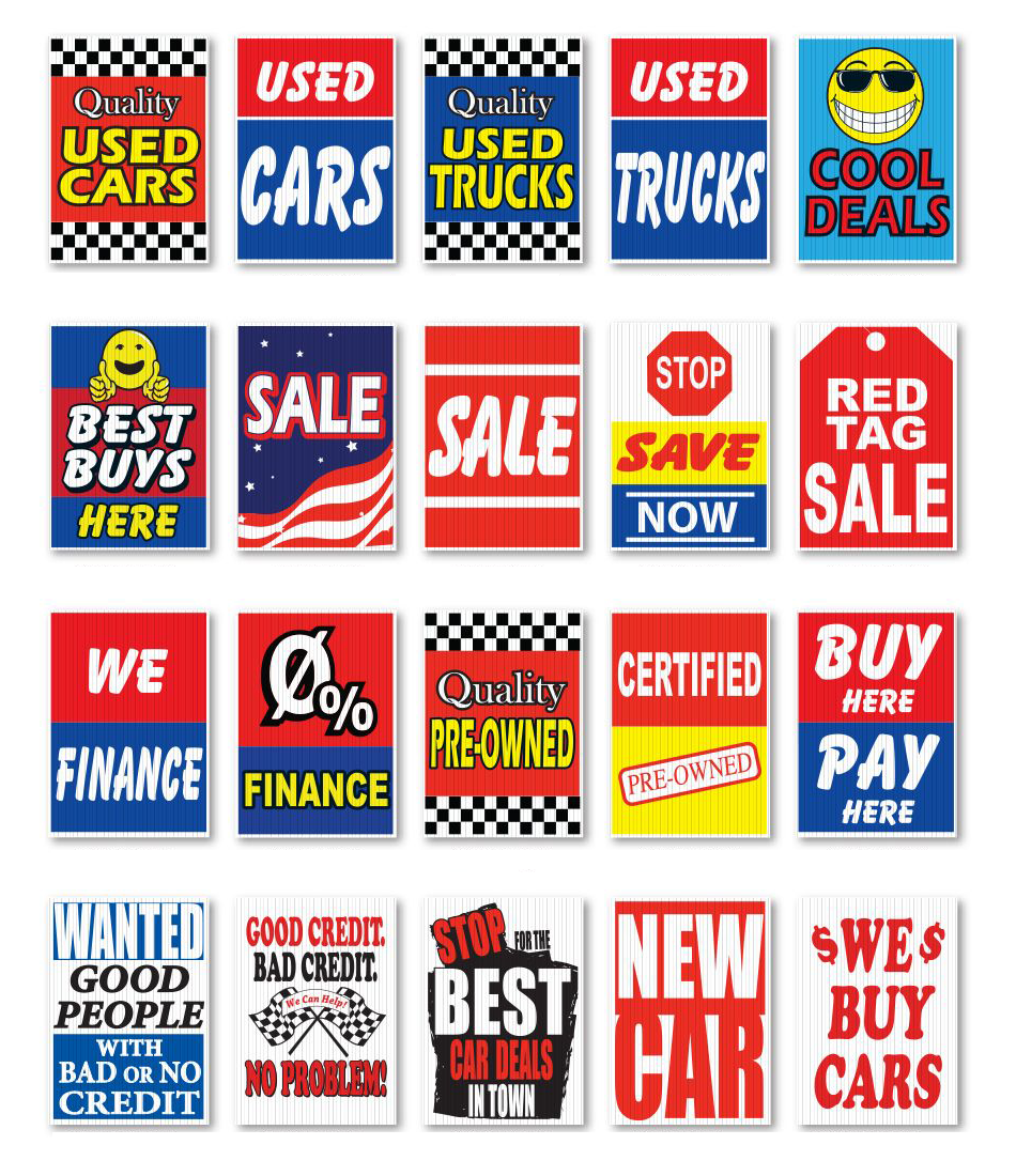 Jumbo UnderHood Signs