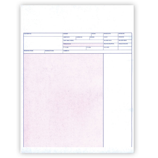 Laser Service Invoices (LZR-SI-11)