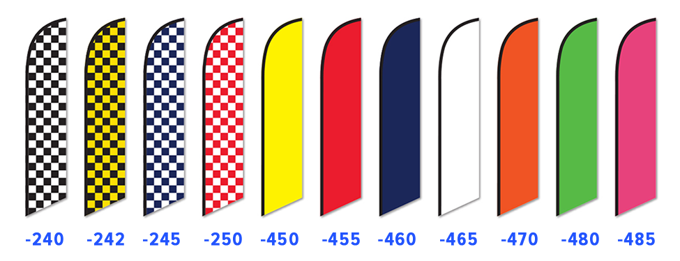 Swooper Banner Kits - Checkeds & Solids