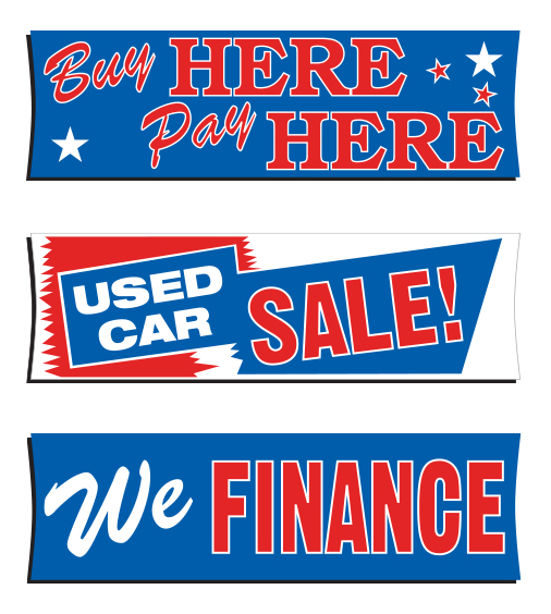 Fluorescent Vinyl Banners