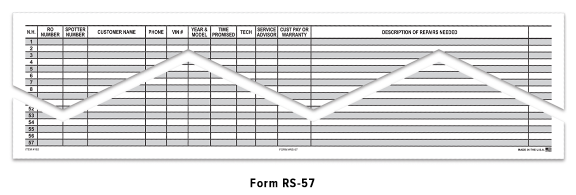 Route Sheets/Appointments (RS-57)