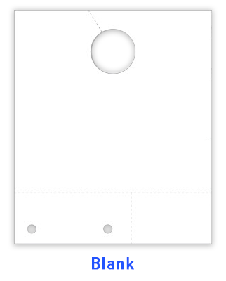 White Service Dispatch Numbers - Blank